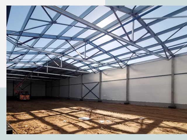 Строительство сенохранилищ в Сосногорске