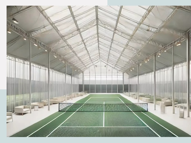 Строительство теннисных кортов в Сосногорске