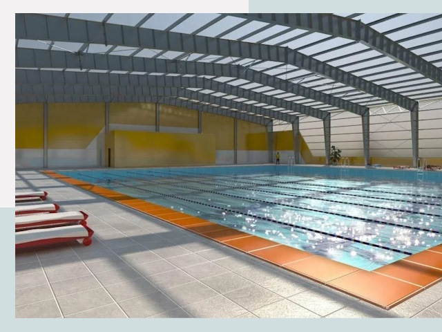 Строительство крытых бассейнов в Сосногорске