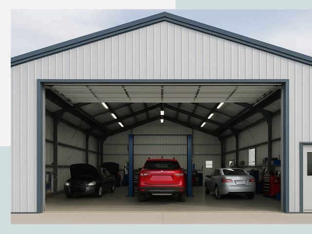 Ангары из сэндвич панелей от 619 руб. в Сосногорск