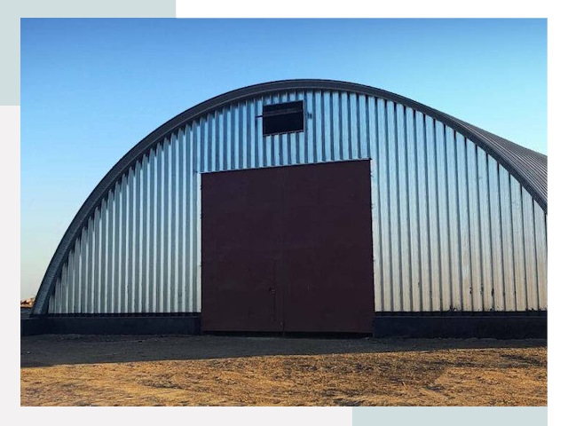 Арочные ангары в Сосногорске