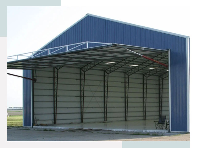 Прямо стенные ангары в Сосногорске