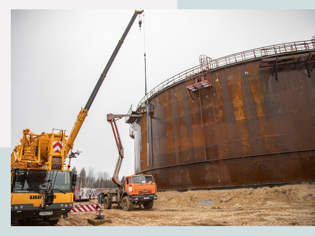 Монтаж резервуаров в Сосногорске от 619 руб. за м³