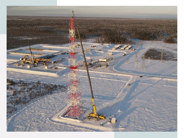 Мачты связи в Сосногорске