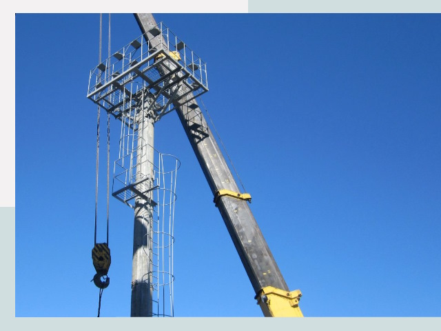 Монтаж осветительных мачт в Сосногорск от 619 руб.