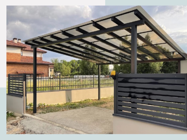 Металлические навесы в Сосногорск от 619 руб. за м²