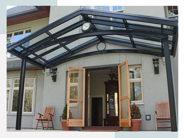 Козырьки металлические в Сосногорске