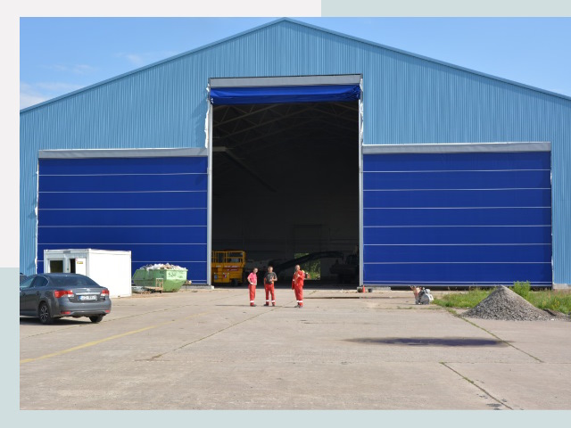 Ангарные ворота в Сосногорск от СтальСтрой-Сно по цене 619 руб.