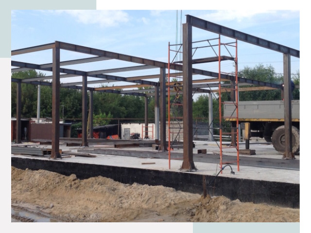 Фундамент для ангаров в Сосногорске